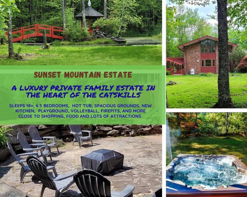 מונטיצ'לו Sunset Estate In The Catskills מראה חיצוני תמונה